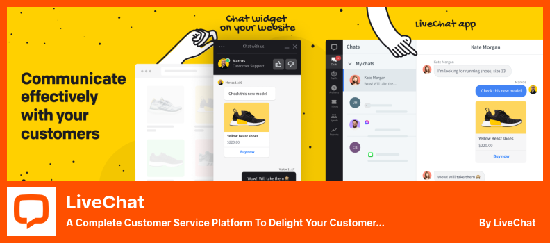 Plugin LiveChat - Una piattaforma di assistenza clienti completa per deliziare i tuoi clienti e alimentare le tue vendite