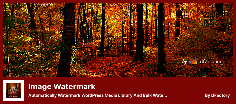 Plugin filigrana immagine - filigrana automaticamente la libreria multimediale di WordPress e filigrana in blocco immagini caricate in precedenza
