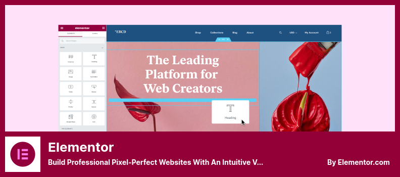 Plugin Elementor: crea siti Web professionali perfetti per i pixel con un visual Builder intuitivo