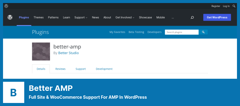 ปลั๊กอิน AMP ที่ดีกว่า - ไซต์เต็มรูปแบบ & รองรับ WooCommerce สำหรับ AMP ใน WordPress
