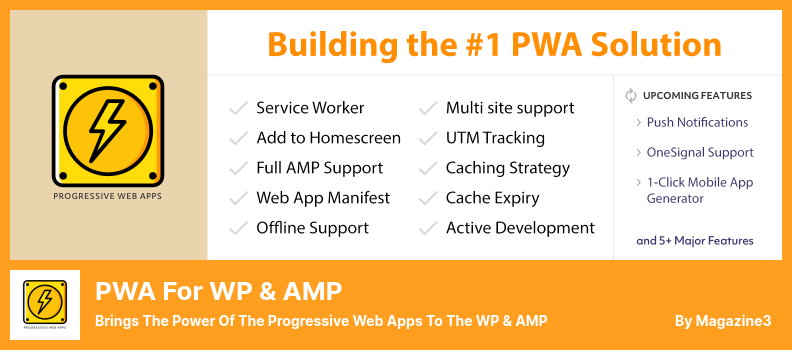 PWA สำหรับปลั๊กอิน WP & AMP - นำพลังของเว็บแอปแบบโปรเกรสซีฟมาสู่ WP & AMP