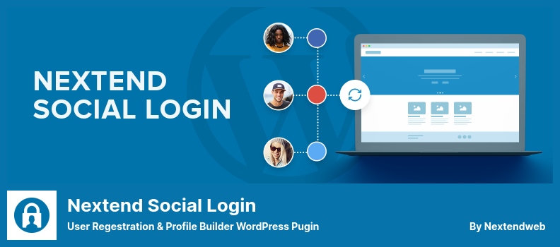 Plugin di accesso social di Nextend - Pugin di WordPress per la registrazione degli utenti e il generatore di profili