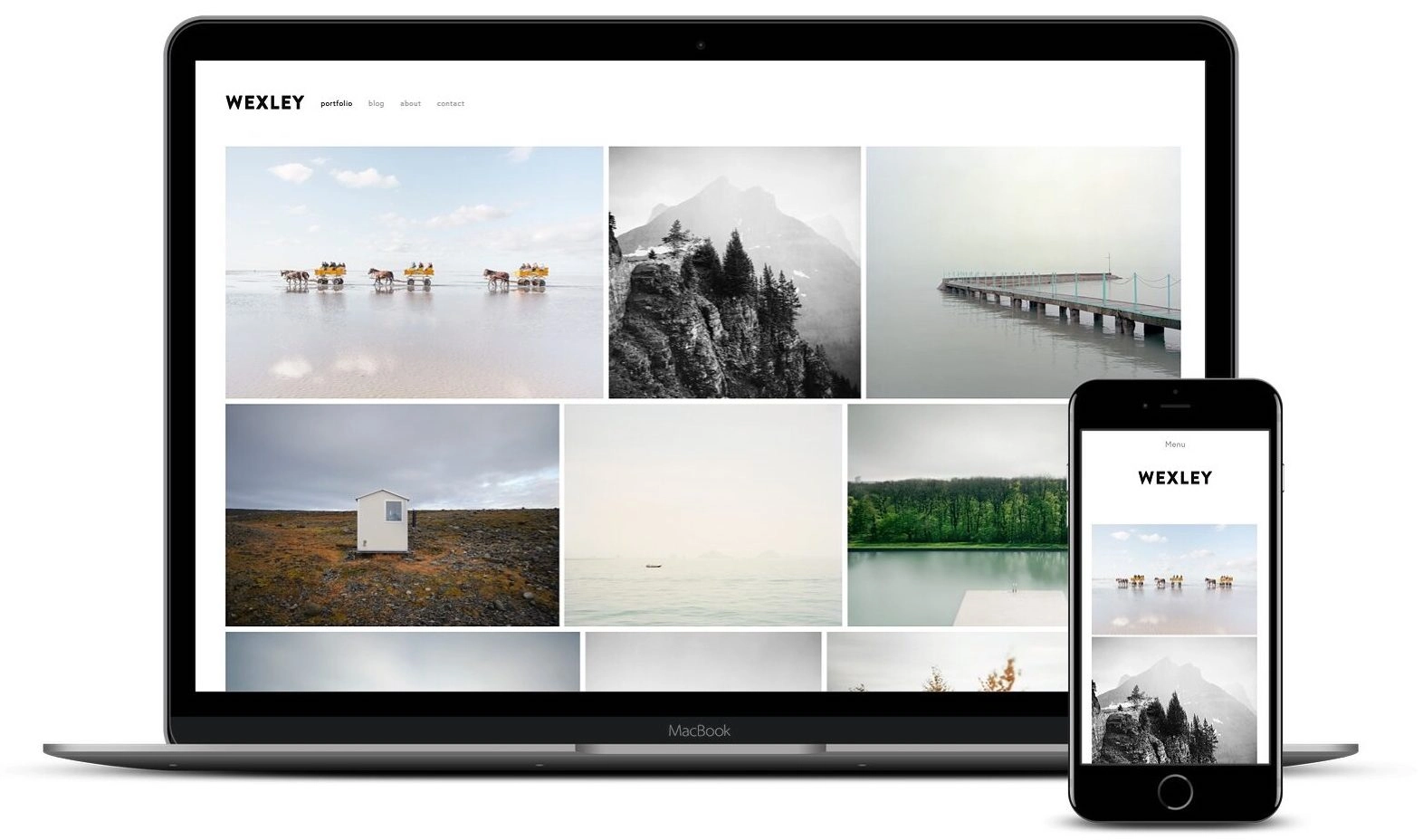 SquarespaceのWebサイト用のWexley