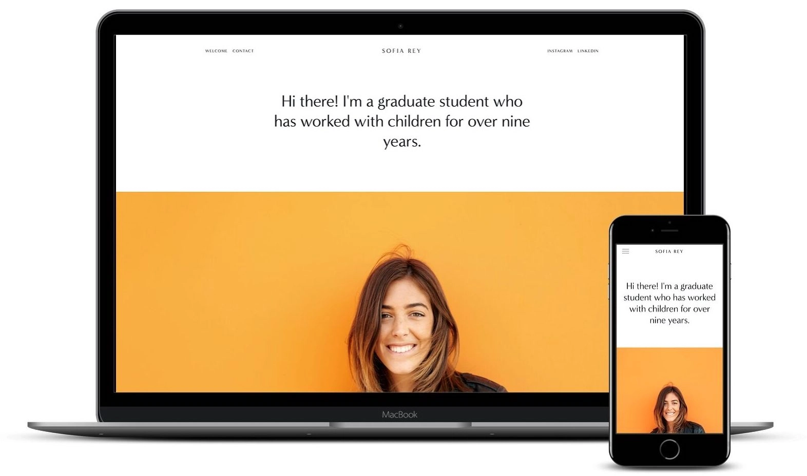Sofia ReyforSquarespaceプロフェッショナルサービスWebサイト