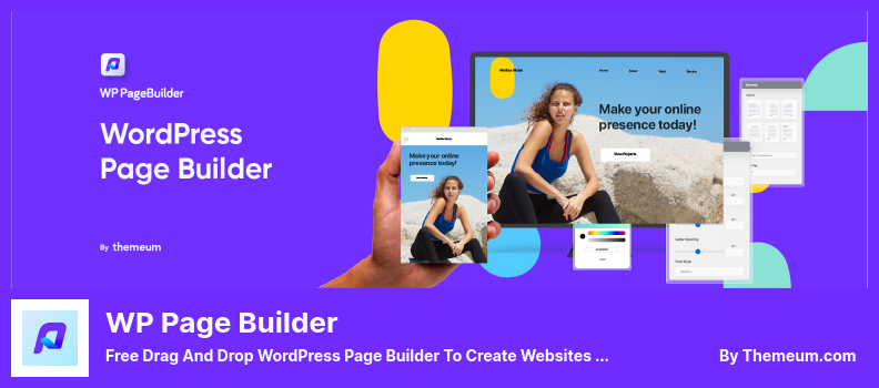 WPページビルダープラグイン-WordPressページビルダーを無料でドラッグアンドドロップして、ウェブサイトを簡単に作成できます