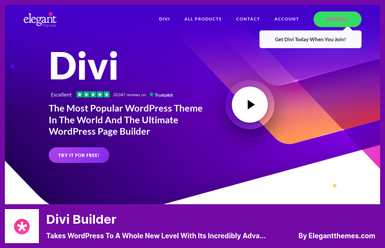 DiviBuilderプラグイン-信じられないほど高度なビジュアルビルダーでWordPressをまったく新しいレベルに引き上げます