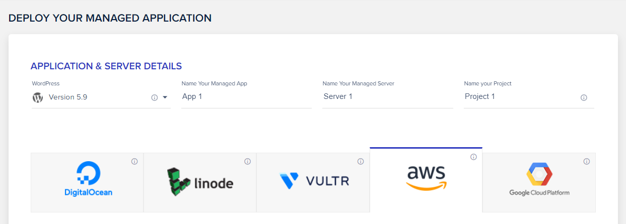 Les paramètres du serveur dans Cloudways