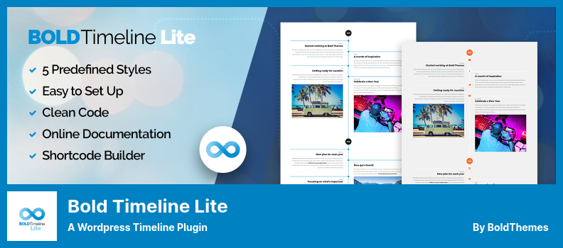 Bold Timeline Lite Plugin - Un plugin WordPress pentru cronologie