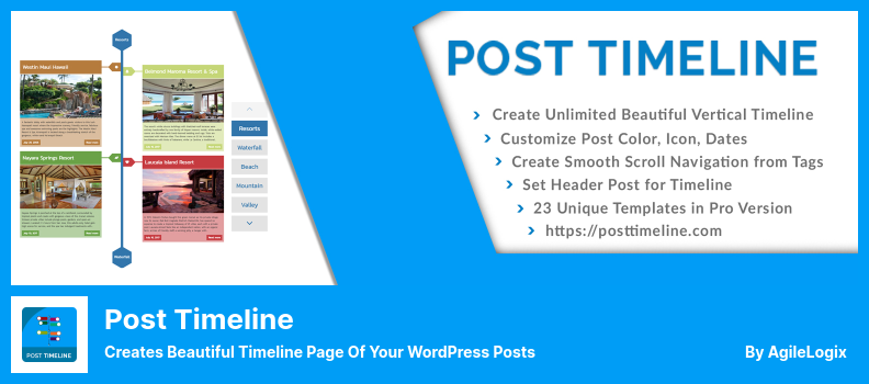 Plugin de postare cronologică - creează o pagină frumoasă cronologică a postărilor tale WordPress