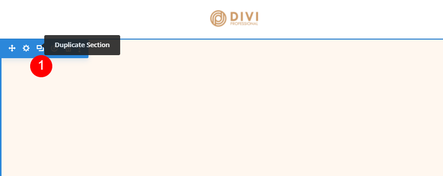 Duplicar a seção
