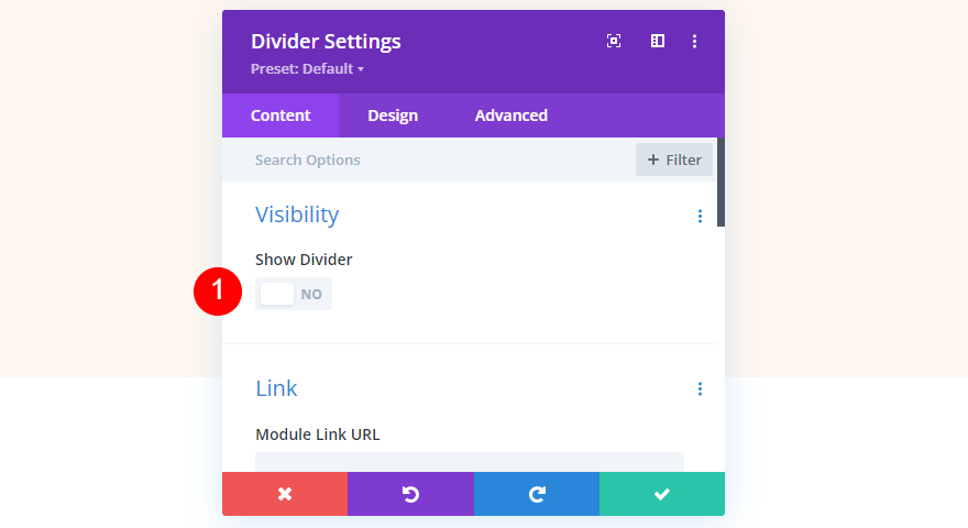 Módulo divisor