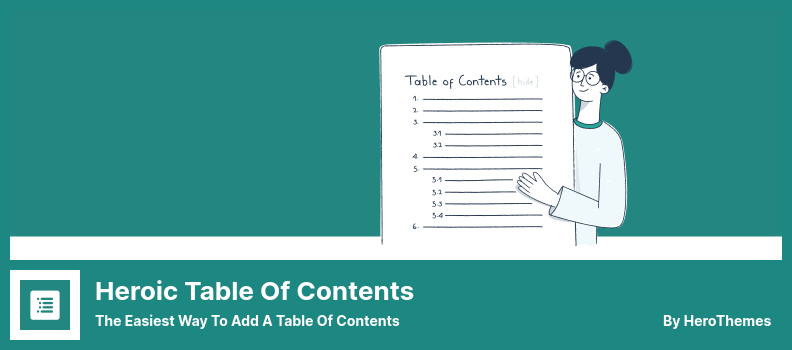 Heroic Table of Contents Plugin - Der einfachste Weg, ein Inhaltsverzeichnis hinzuzufügen