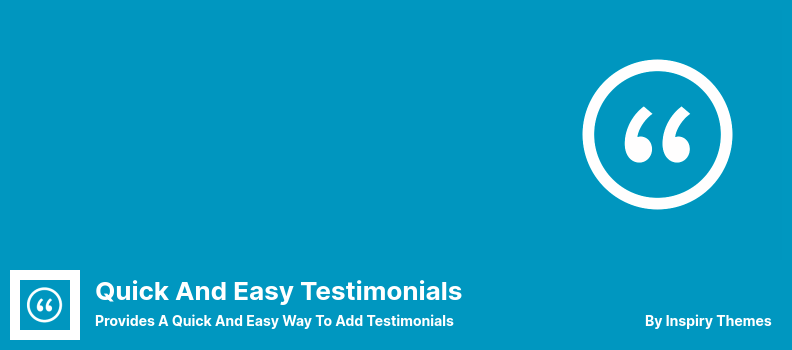 Schnelles und einfaches Testimonials-Plugin - Bietet eine schnelle und einfache Möglichkeit, Testimonials hinzuzufügen