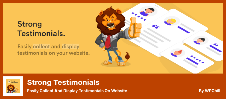 Starkes Testimonials-Plugin - Einfaches Sammeln und Anzeigen von Testimonials auf der Website