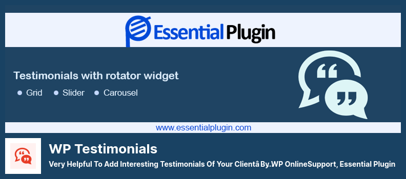 WP Testimonials Plugin – Sehr hilfreich, um interessante Testimonials Ihrer Kunden hinzuzufügen