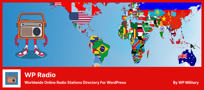 WPラジオプラグイン-WordPressの世界的なオンラインラジオ局ディレクトリ