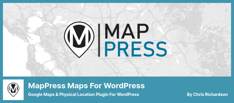 MapPress Maps for WordPress Plugin - 用于 WordPress 的 Google 地图和物理位置插件
