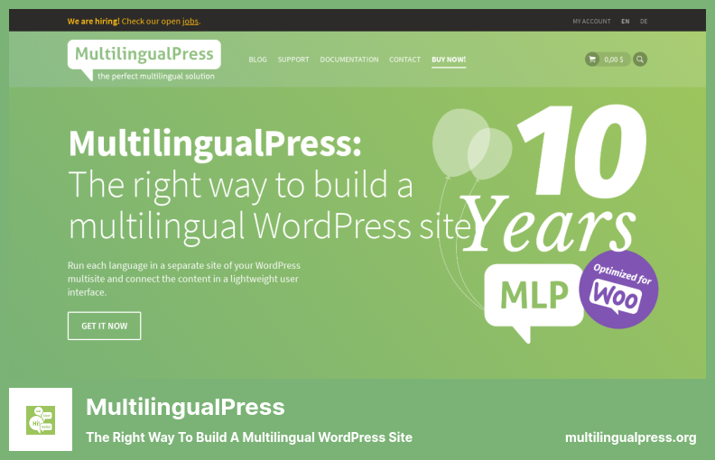Plugin MultilingualPress - Modul corect de a construi un site WordPress multilingv
