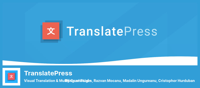TranslatePress Plugin - Traducere vizuală și Plugin multilingv