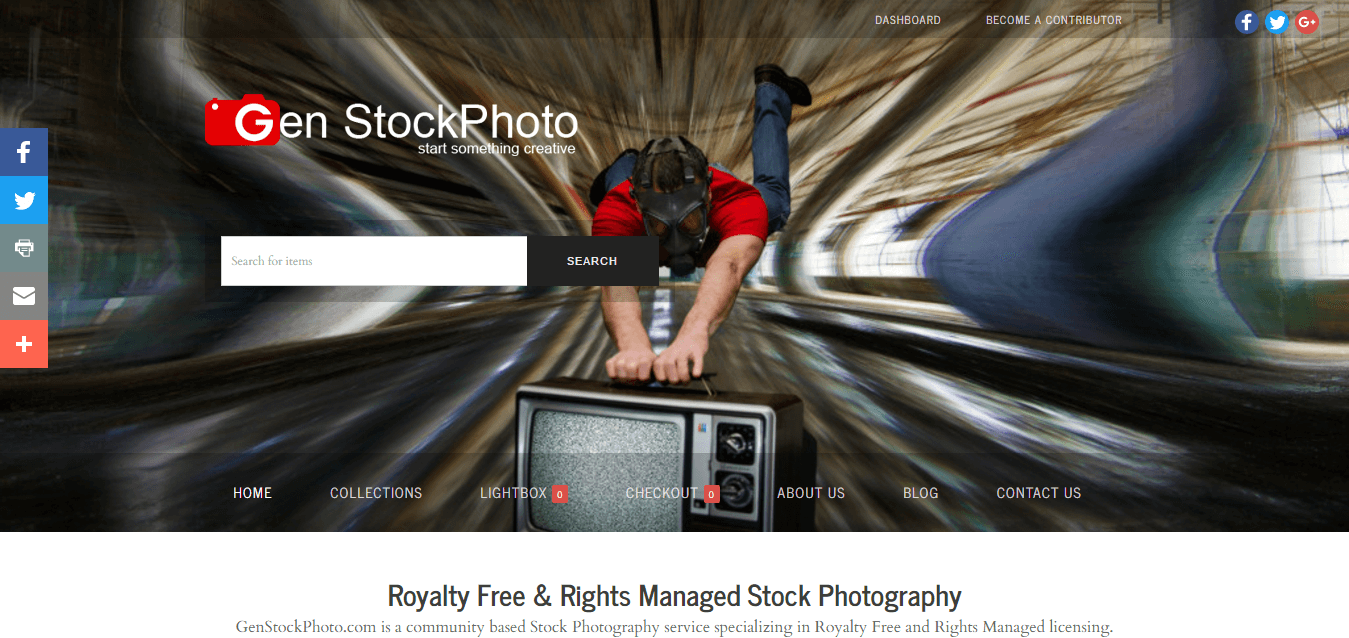 Gen StockPhoto 主頁