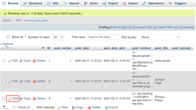 WordPressでドラフト投稿を見つける Finding a draft post in WordPress