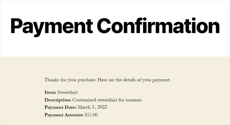 confirmações de pagamento - IsItWP - Detector de temas WordPress grátis payment confirmations