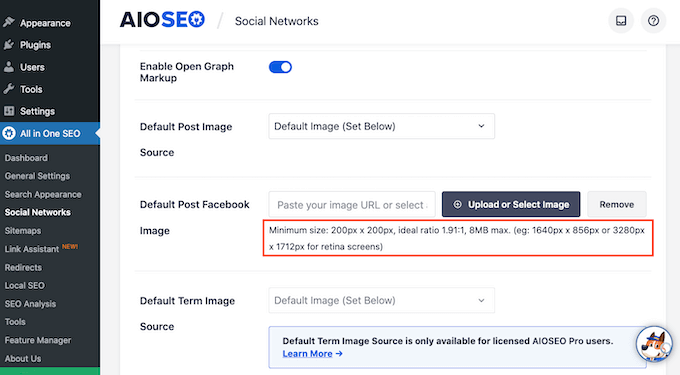 AIOSEO ile varsayılan öne çıkan görselinizi optimize etme Optimizing your default featured image with AIOSEO