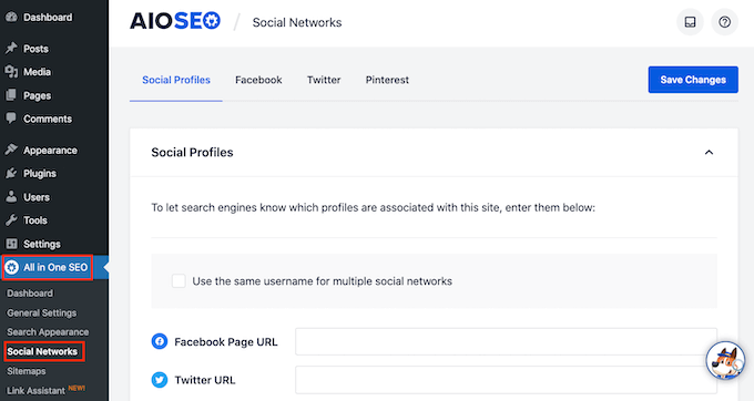 WordPress için AIOSEO SEO eklentisi The AIOSEO SEO plugin for WordPress