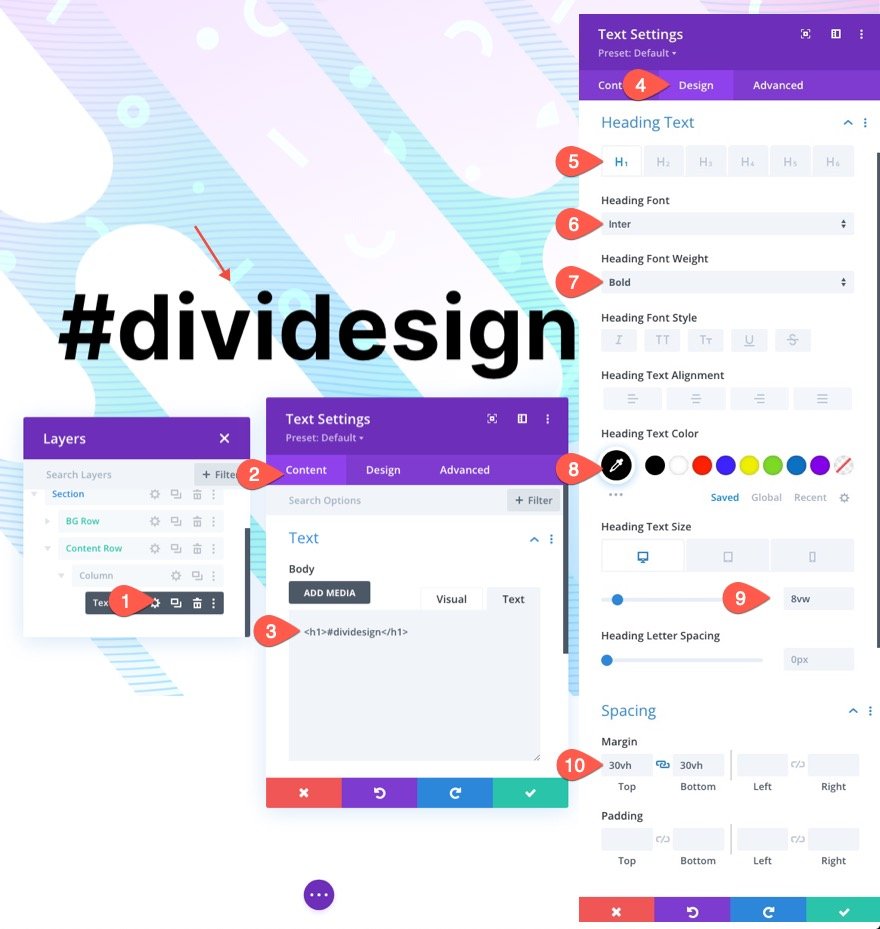 具有两层渐变蒙版和图案的 divi 背景设计
