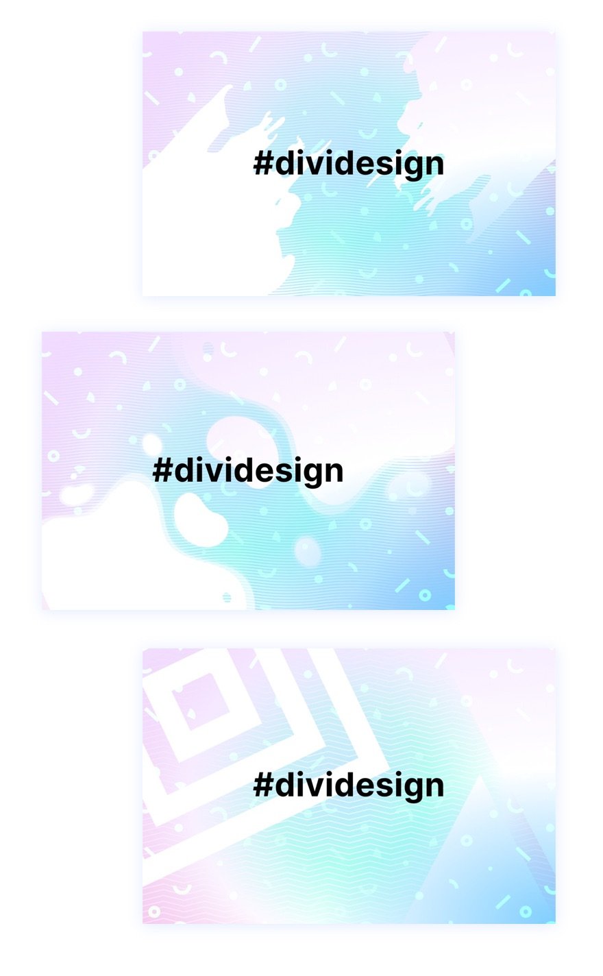 具有两层渐变蒙版和图案的 divi 背景设计