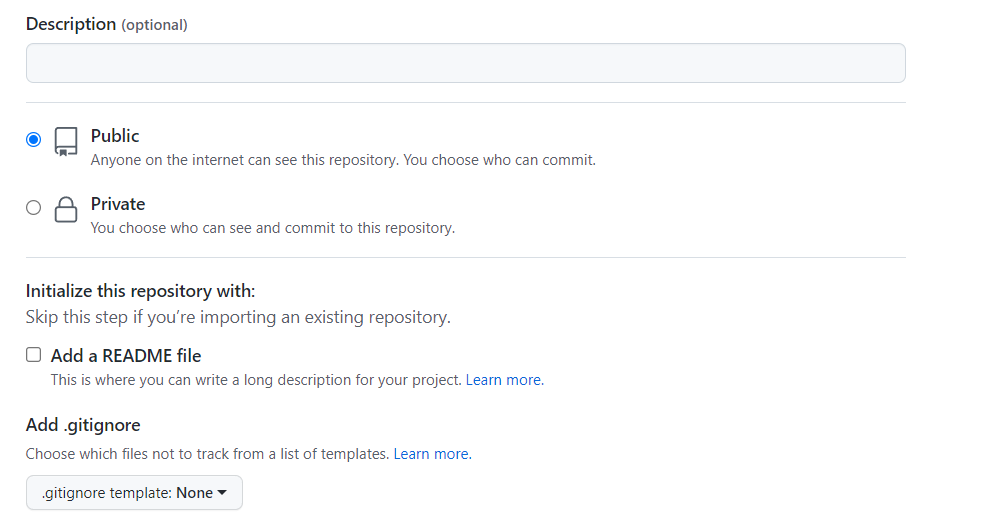 创建 GitHub 存储库