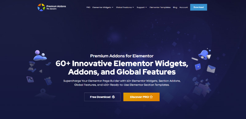5+ WordPress Yelp 评论的最佳工具 5 Premium Addons for Elementor plugin