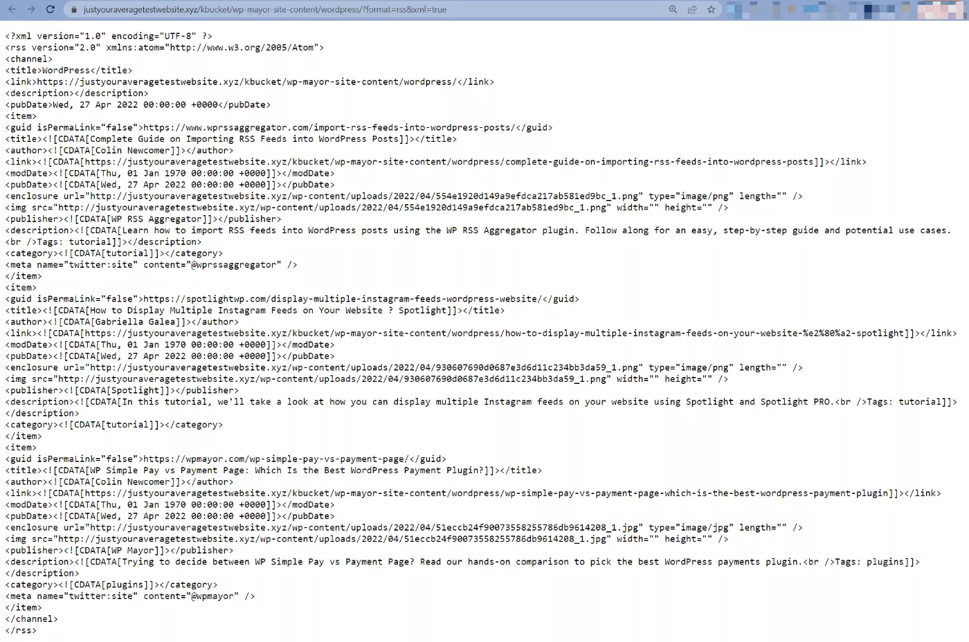 KBucket موجز RSS