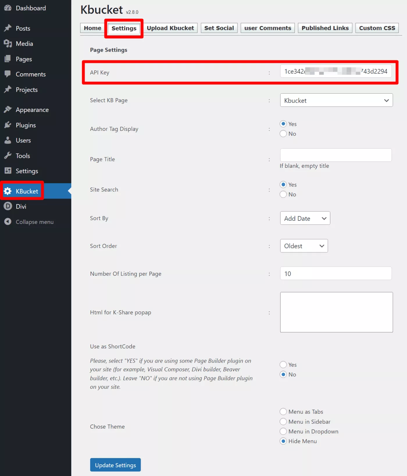 تفعيل KBucket