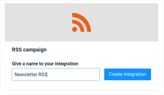 Sendinblue新しいRSSキャンペーン