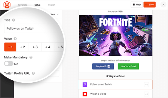 TwitchコンテストWordPressプラグイン