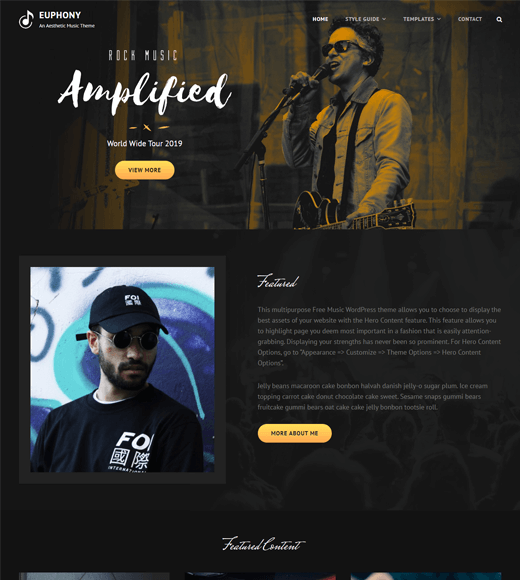 موضوع وورد الموسيقى Euphony