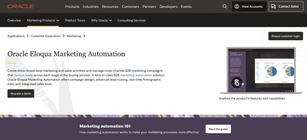 Eloqua-Software-Screenshot