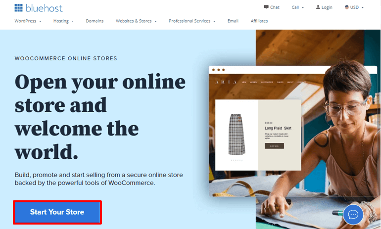 Bluehost WooCommerce-Hosting