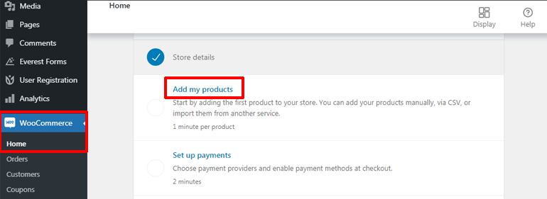 Produkte hinzufügen So erstellen Sie einen Online-Shop mit WordPress
