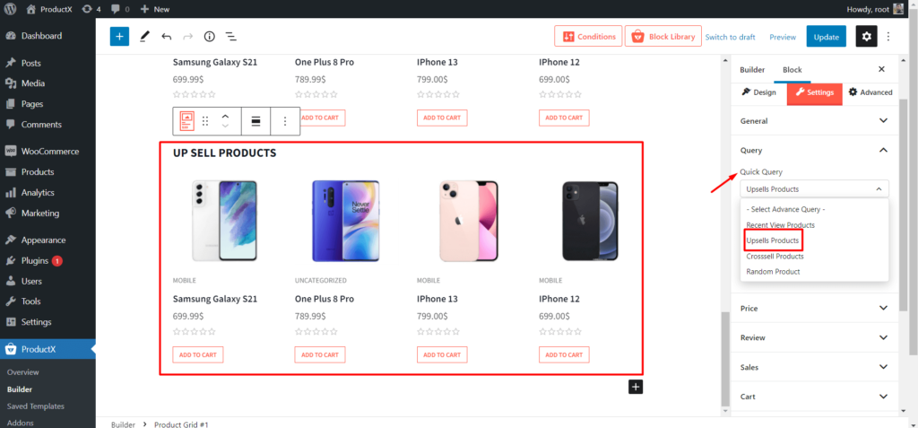 Personalizați Vindeți Produse