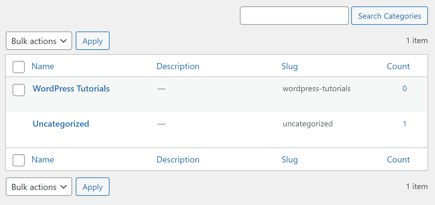lista de categorii de postări de blog