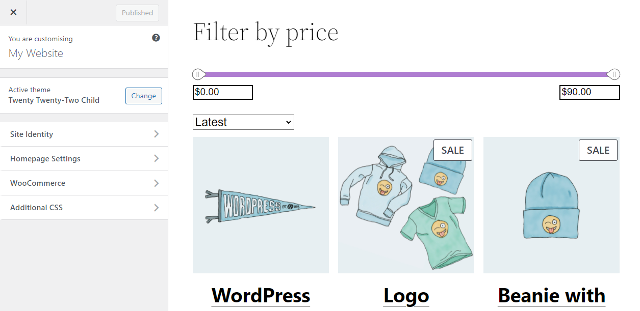 Personalizatorul WordPress