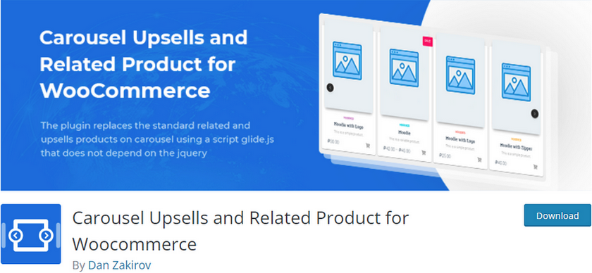 最高のWooCommerceアップセルプラグイン-カルーセルアップセル