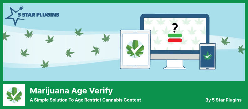 Plugin Verifikasi Usia Ganja - Solusi Sederhana Untuk Membatasi Usia Konten Ganja