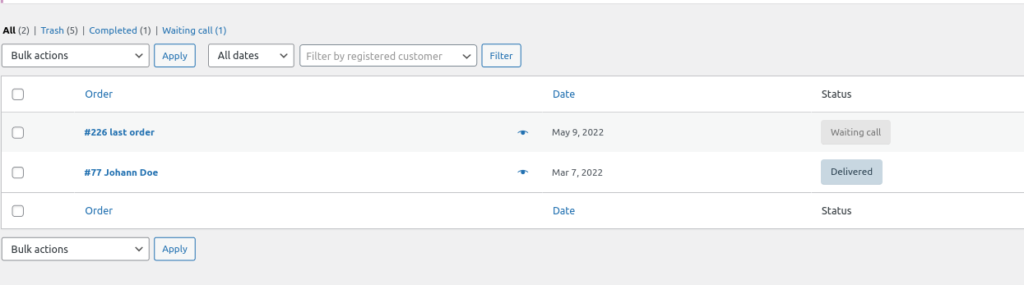 editați starea comenzii personalizate în woocommerce Redenumiți starea comenzii woocommerce