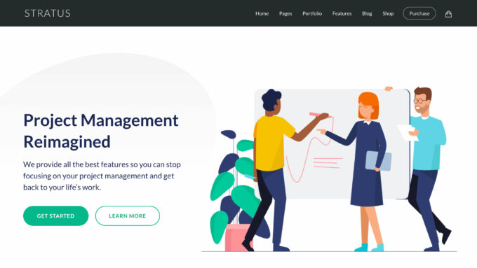 Tema WordPress Stratus