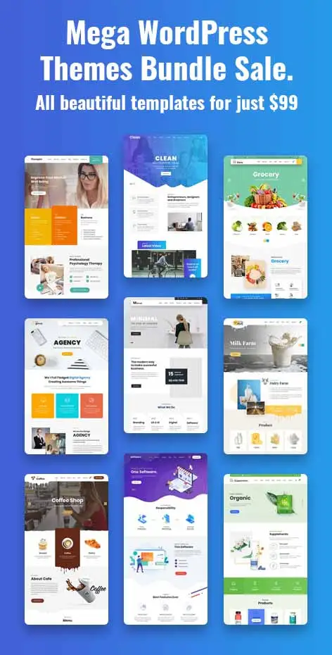 WordPress Tüm Temalar Paketi