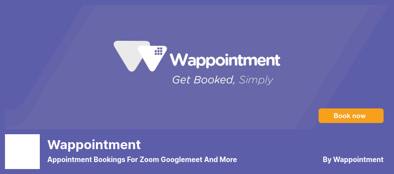 Complemento de Wappointment - Reservas de citas para Zoom Googlemeet y más
