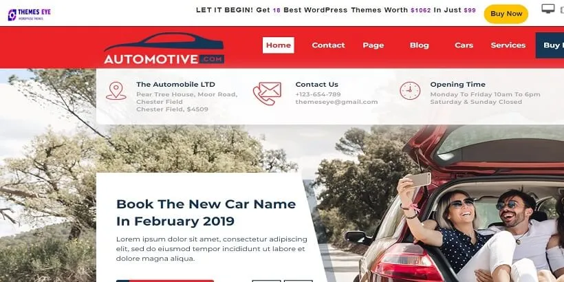 Sayara -Otomotiv-en iyi-ücretsiz-otomobil-wordpress-temaları